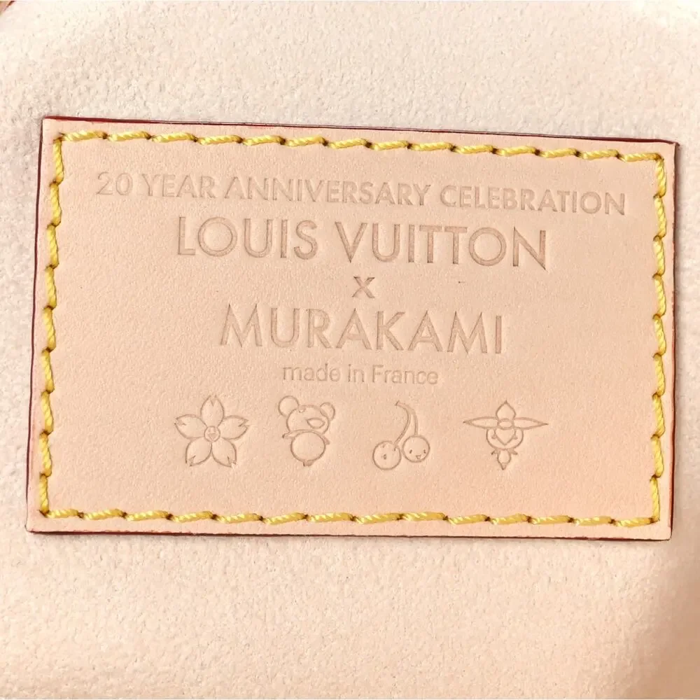 Louis Vuitton Multicolor Keepall Murakami LV X TM Monogram Bandouliere 45 White